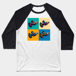 Endler Guppy - Cool Tropical Fish Baseball T-Shirt